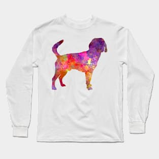 Beagle Harrier in watercolor Long Sleeve T-Shirt